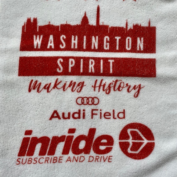 Washington Spirit Audi Field Hand Towel SGA - Picture 5 of 8